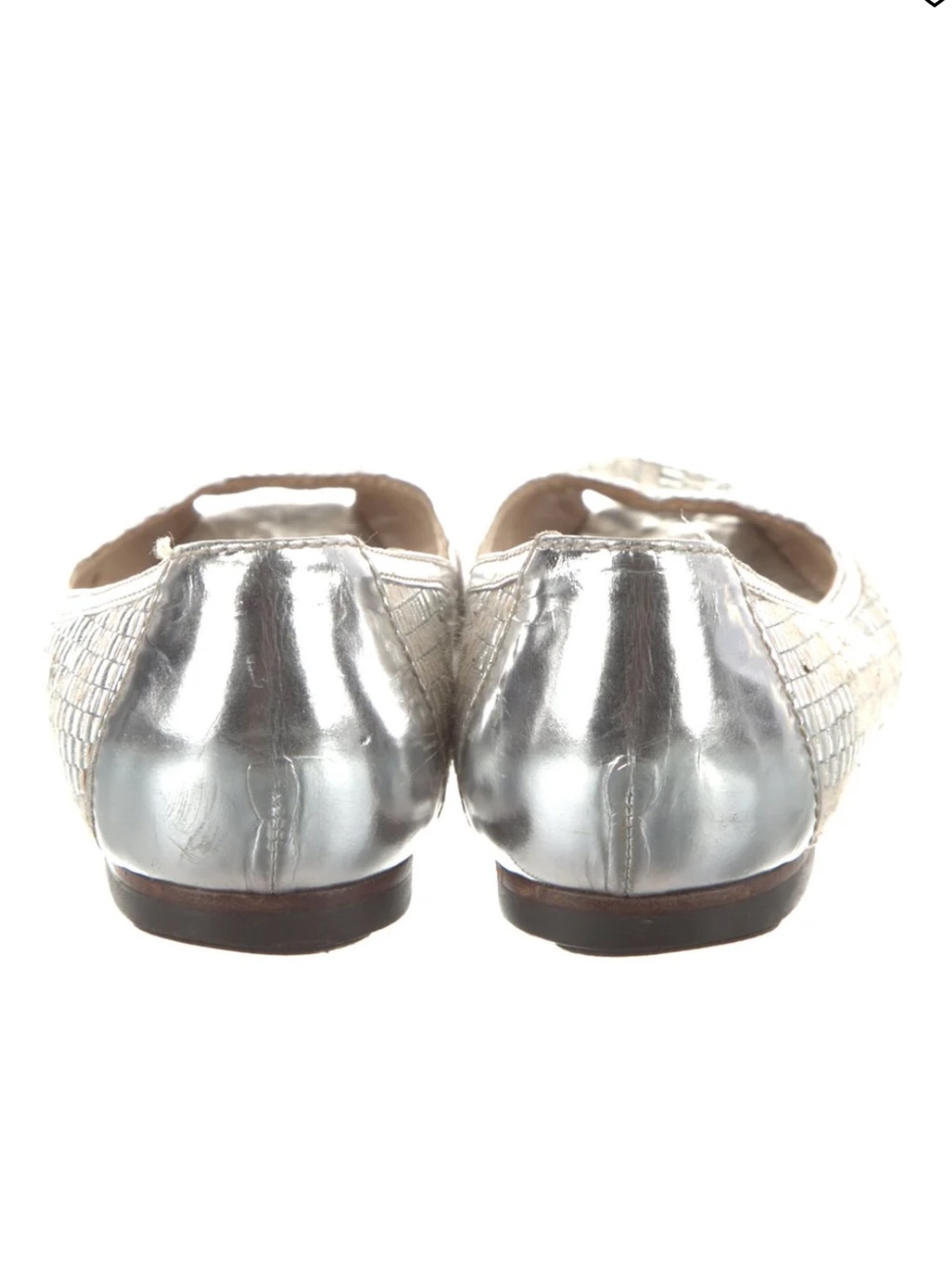 Fendi Leather Pattern Ballet Flats - Picture 4 of 6